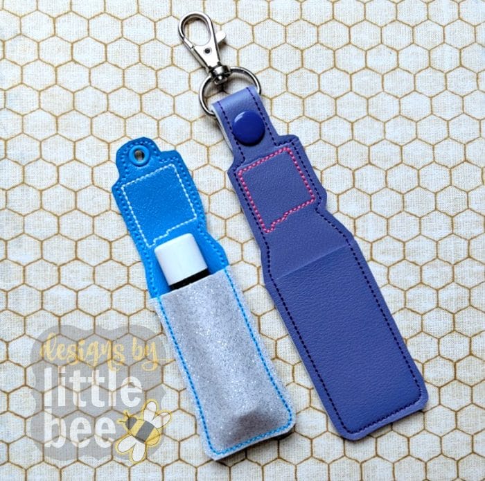 New Mexico Lip Balm Holder - Snap Tab & Eyelet Key Fob SET 02 16 2018