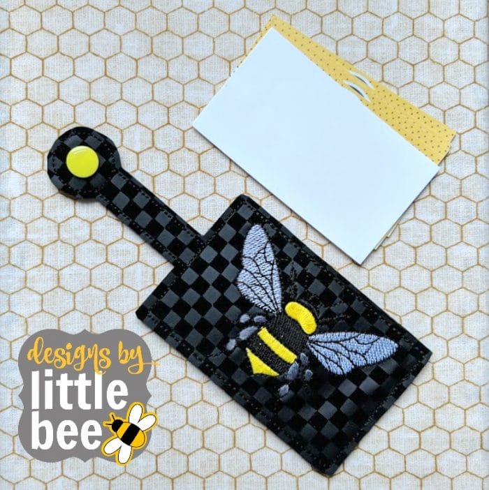 Card Case / Business Card Snap Tab Keychain 02 16 2018