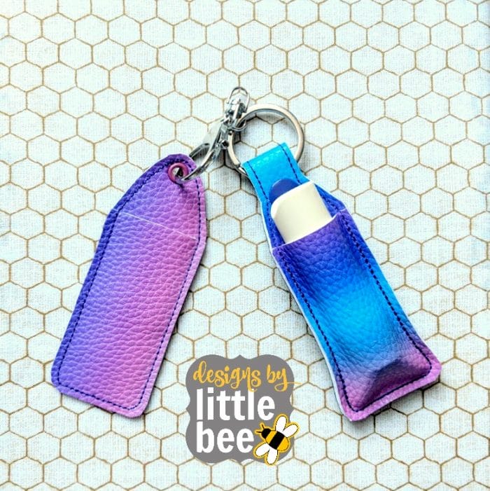 EOS Brand - Lip Balm Holder - Snap Tab & Eyelet Key Fob SET 03 16 2018