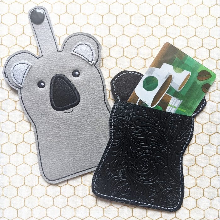 Animal Card Holder Koala -- 5x7 and Up ONLY