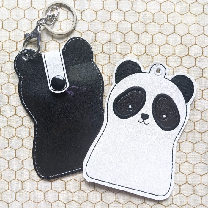 Animal Card Holder Panda -- 5x7 and Up ONLY
