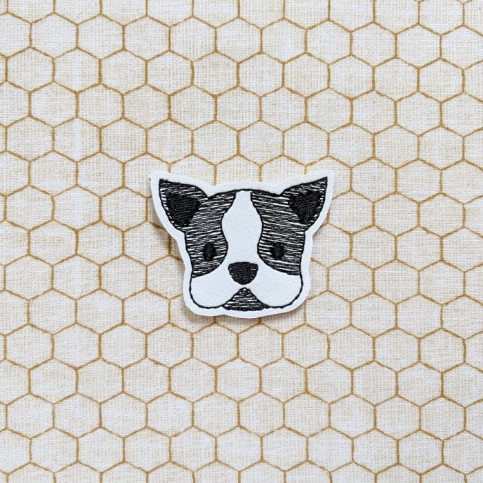 Boston Terrier Feltie - September 2018