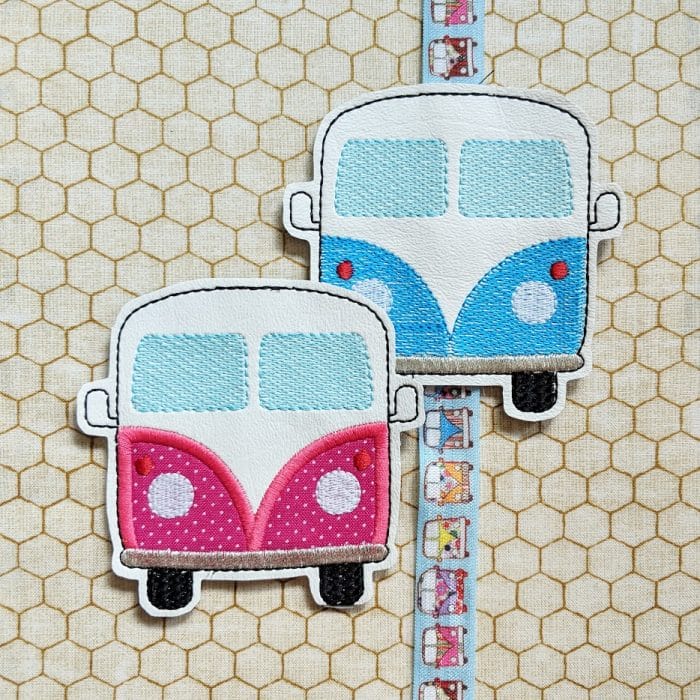 Hippie Van - Slide Through Book Planner Band Bookmark - September 2018