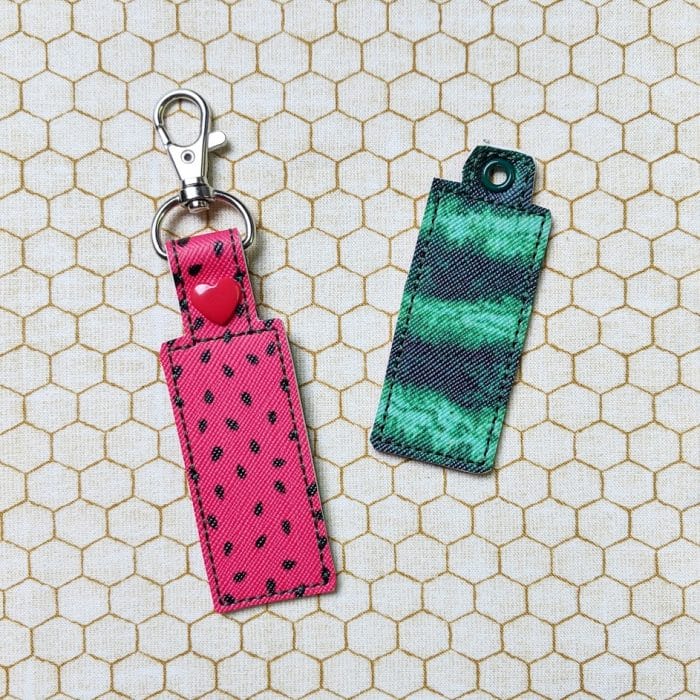 Rectangle Blank Snap Tab & Eyelet Fob Set - April 2019