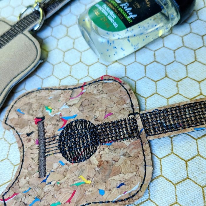 Guitar Hand Sanitizer Holder Snap Tab - April 2019 - Image 2