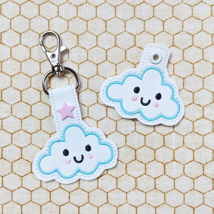 Cloud Snap Tab & Eyelet Fob Set - April 2019