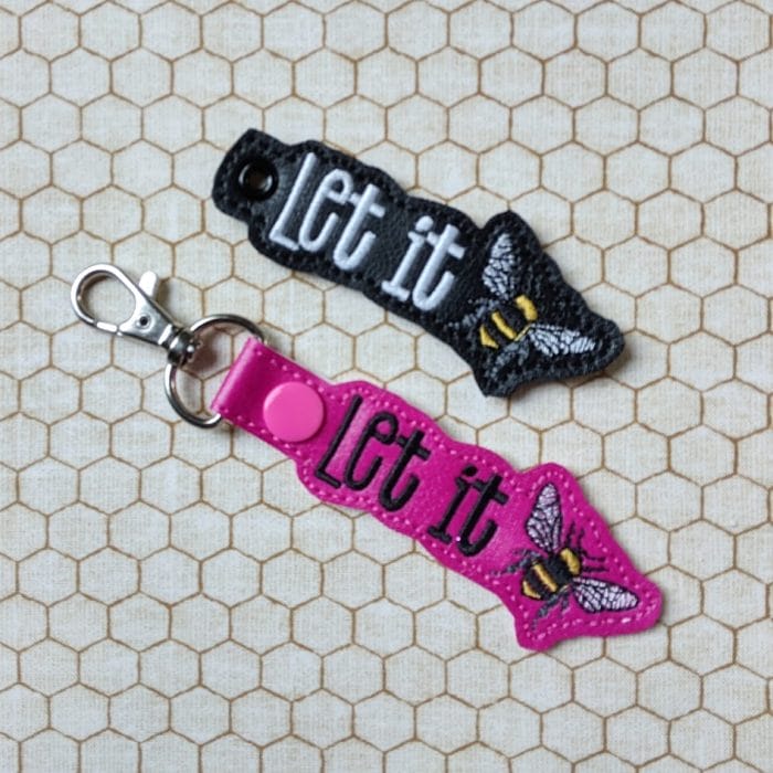 Let It Bee Snap Tab & Eyelet Fob Set - May 2019