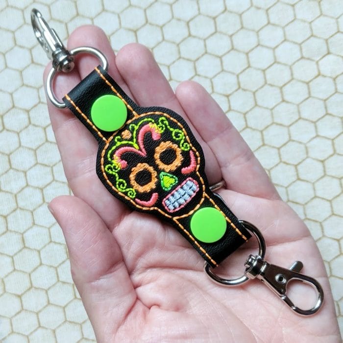 Sugar Skull Double End Snap Tab - August 2019 - Image 2