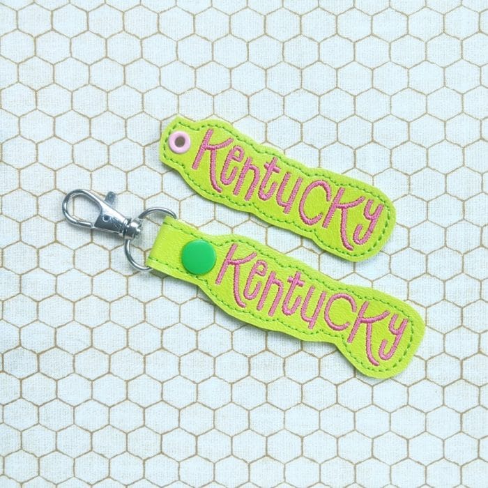 Kentucky Snap Tab & Eyelet Key Fob Set - November 2019