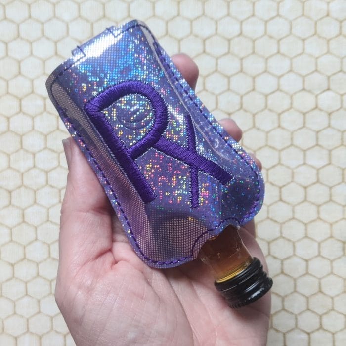 Travel Alcohol Bottle (Nip) Holder Key Fob & Snap Tab - January 2020 - Image 3