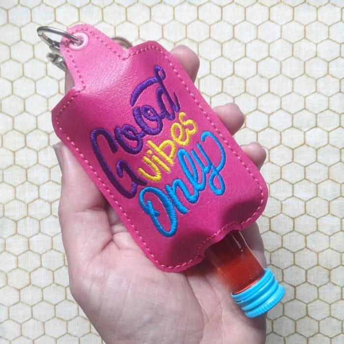 Travel Alcohol Bottle (Nip) Holder Key Fob & Snap Tab - January 2020 - Image 2