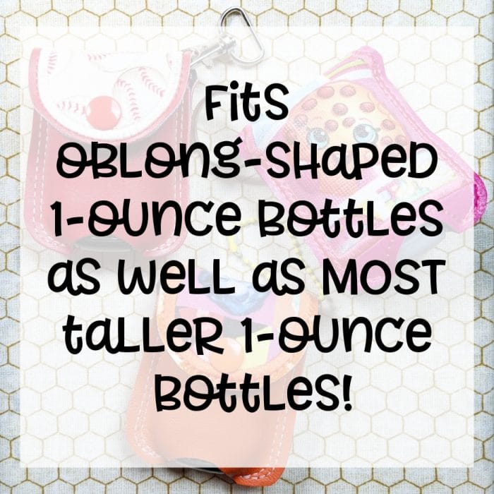 Foldover Hand Sanitizer Holder - DOWN - Applique Key Fob Snap Tab - 5x7 and up ONLY - August 2020 - Image 2