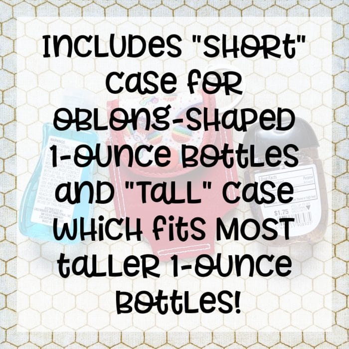 Foldover Hand Sanitizer Holder - UP - Applique Key Fob Snap Tab - 5x7 and up ONLY - August 2020 - Image 2