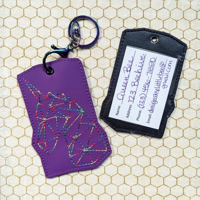 Luggage Tag - Geometric Unicorn - August 2020