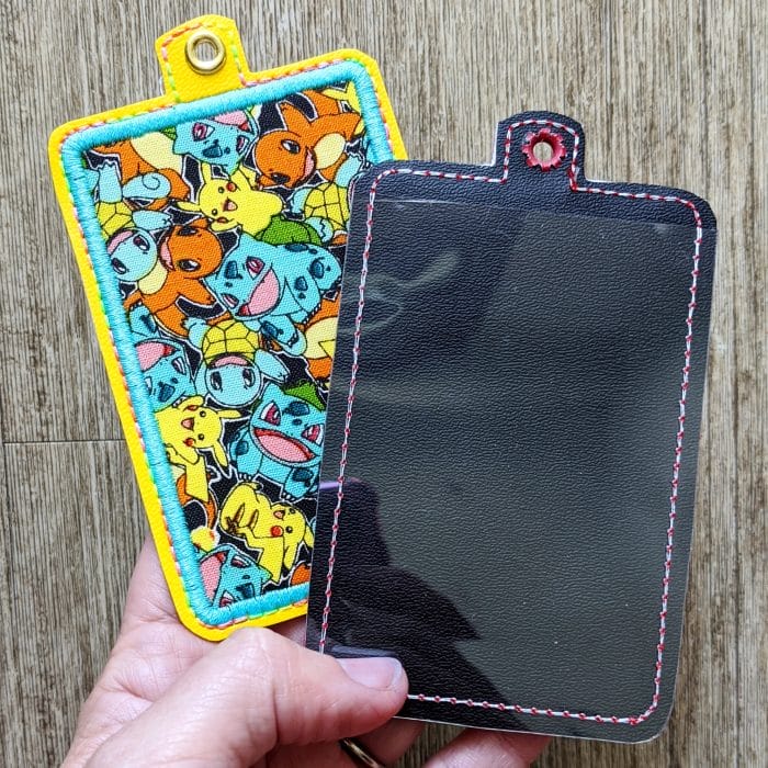 ID Card/Badge Holder - Applique - 5x7 and up ONLY - September 2020 - Image 2