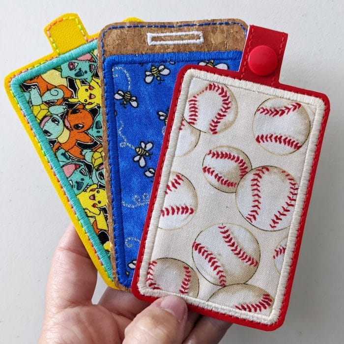 ID Card/Badge Holder - Applique - 5x7 and up ONLY - September 2020