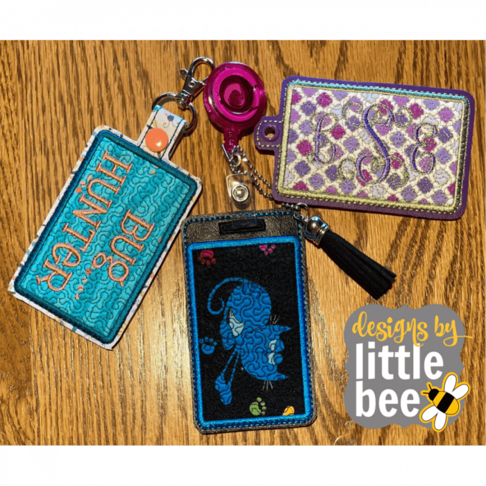 Quilted ID Card/Badge Holder - 5x7 and up ONLY - October 2020