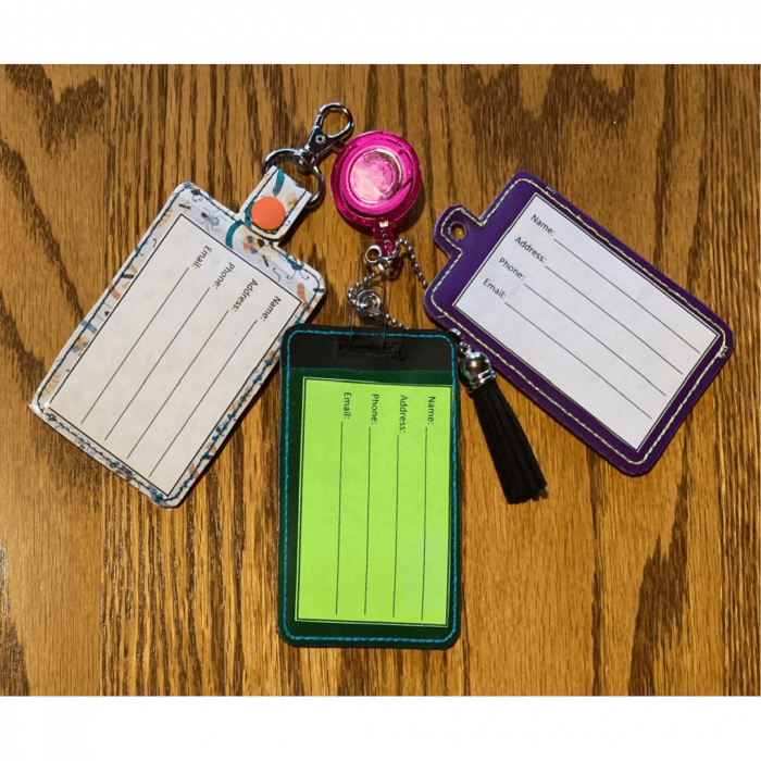 Quilted ID Card/Badge Holder - 5x7 and up ONLY - October 2020 - Image 2