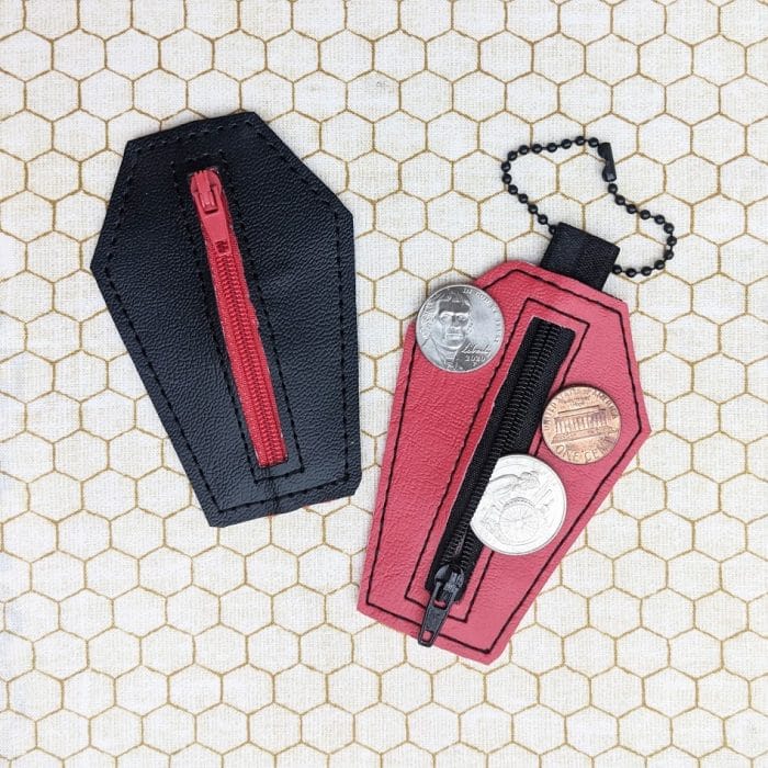 Coffin Zipper Pouch