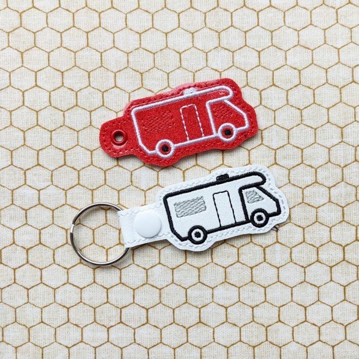 RV Snap Tab & Eyelet Key Fobs