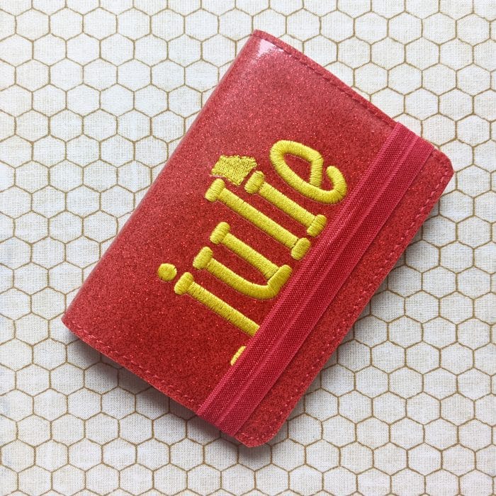 Mini Composition Book Cover for Foldover/Elastic