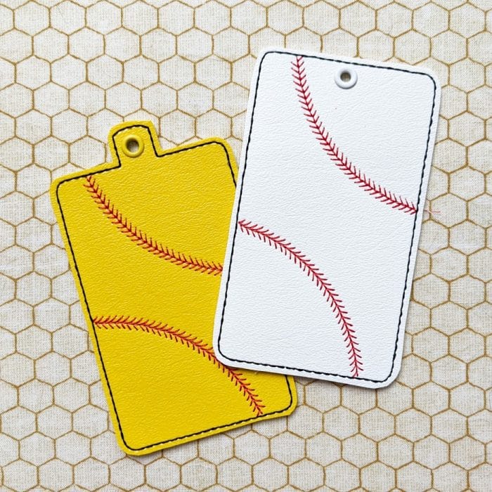 Baseball / Softball ID Card/Badge Holder - 5x7 and up ONLY - Image 2
