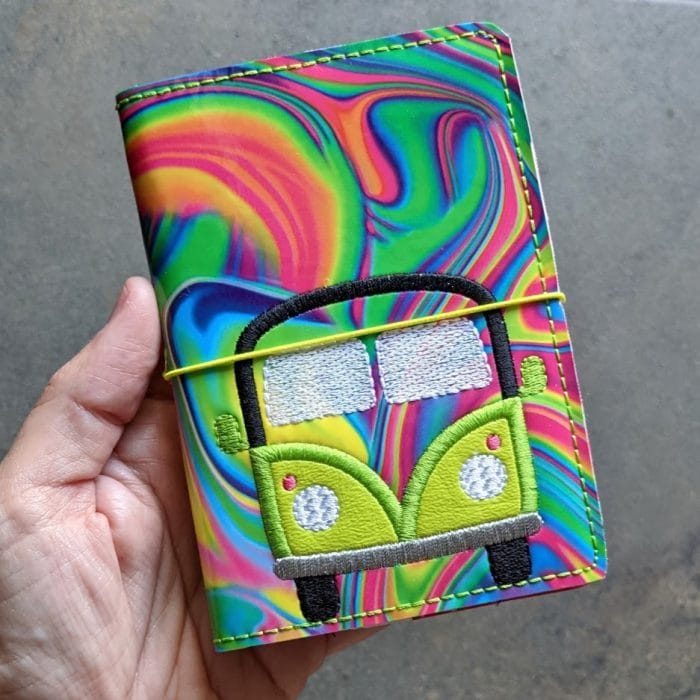 Hippie Van Mini Composition Book Cover