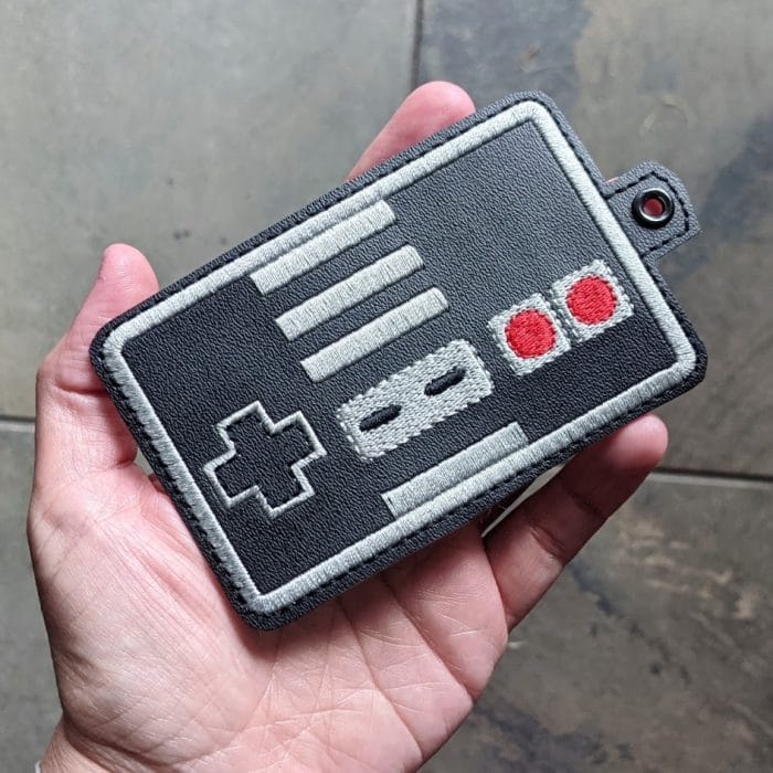 Game Controller ID Card/Badge Holder - 5x7 and up ONLY