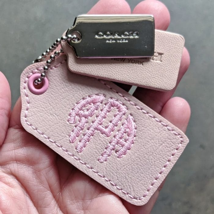 Applique Tag Fob - Image 2