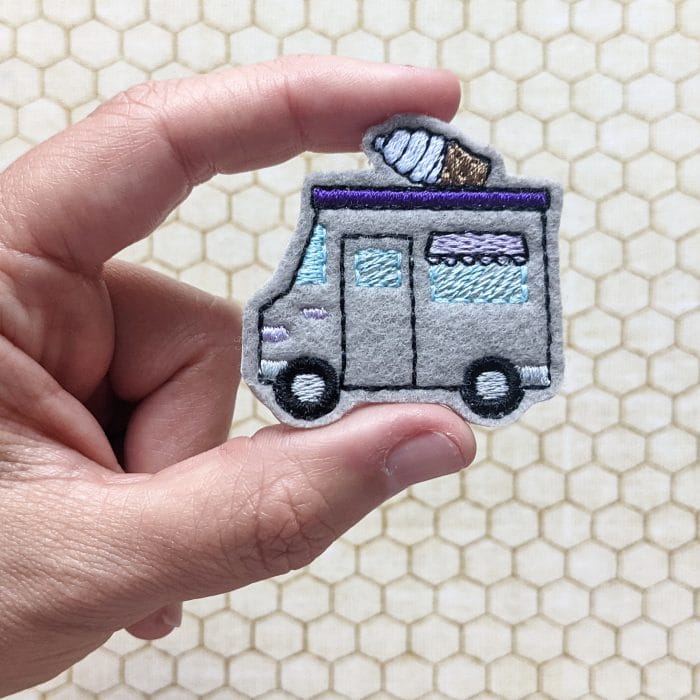 Ice Cream Truck Feltie