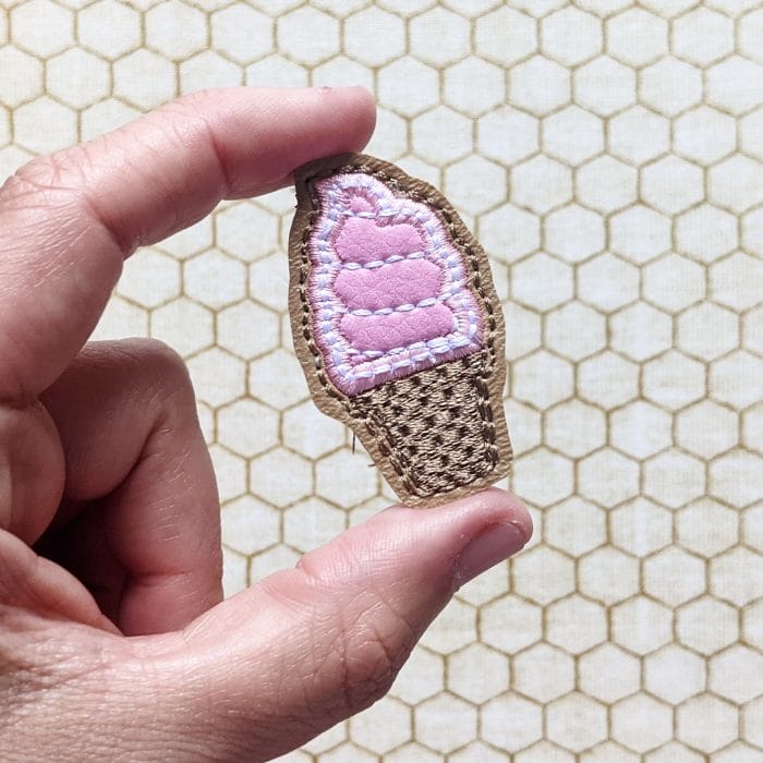 Ice Cream Cone Feltie