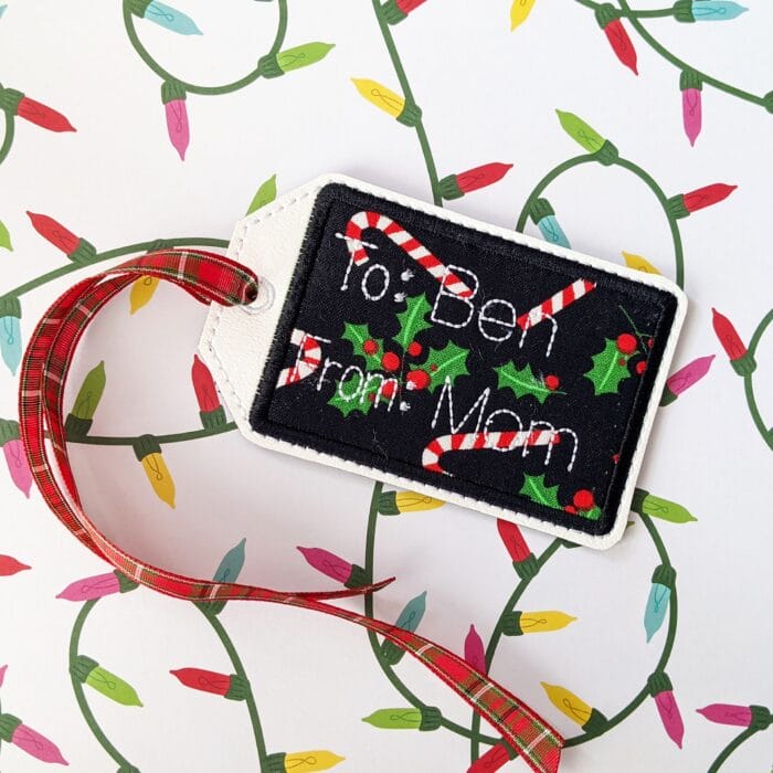 Gift Tag In-the-Hoop Project