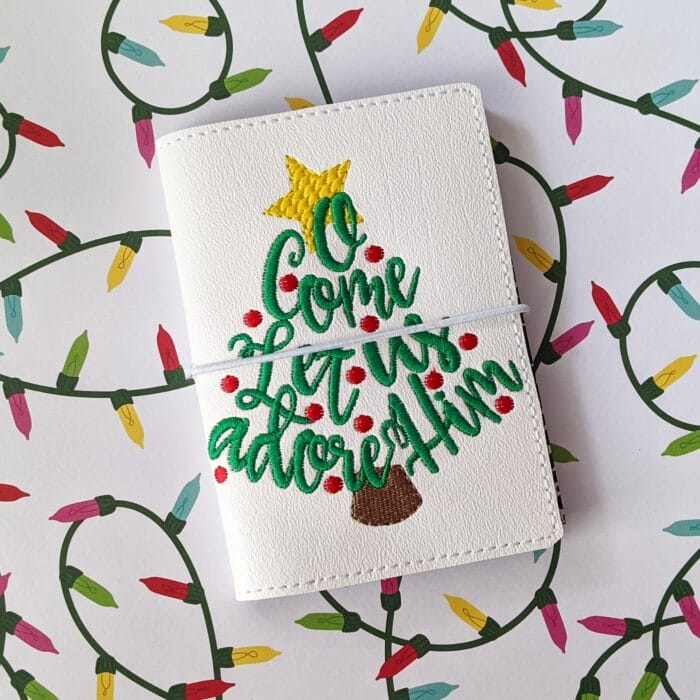 "O Come Let Us Adore Him" Notebook Covers