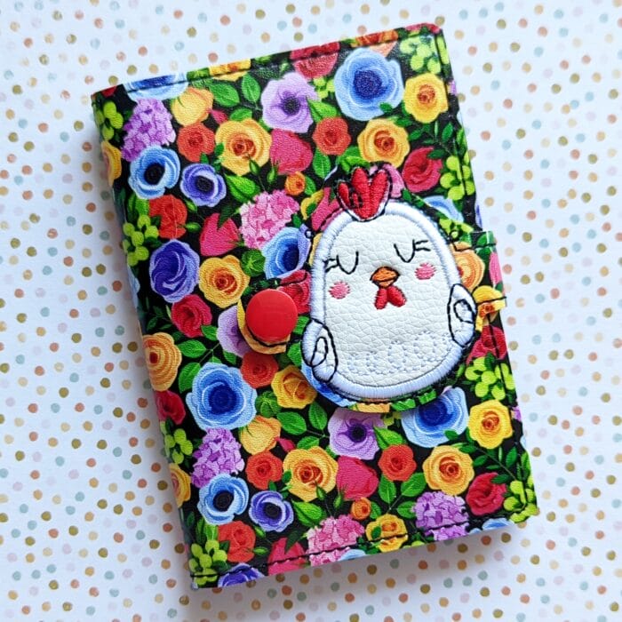 Chicken Mini Composition Book Snap Cover