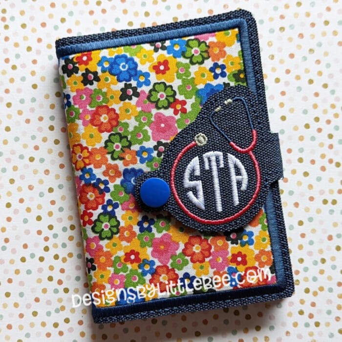Stethoscope Mini Composition Book Snap Cover