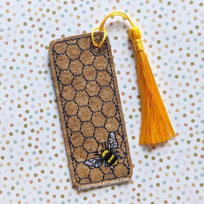 Honeycomb & Bee Bookmark
