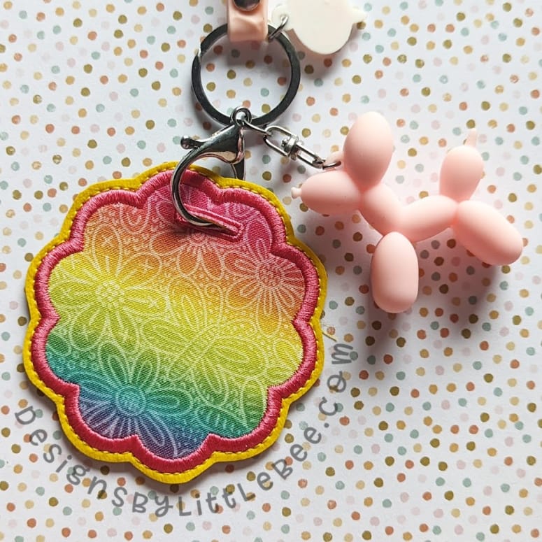 Scalloped Luggage Bag Tag