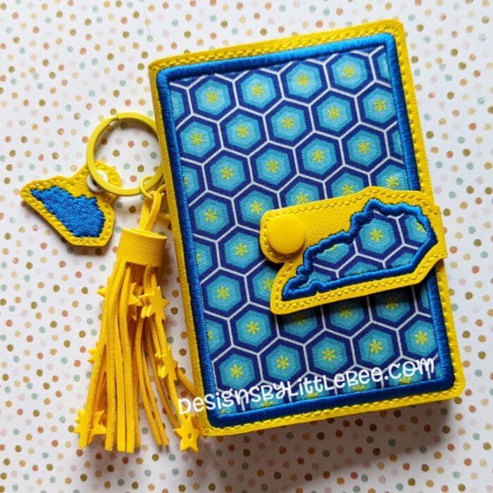 Kentucky Mini Composition Book Snap Cover