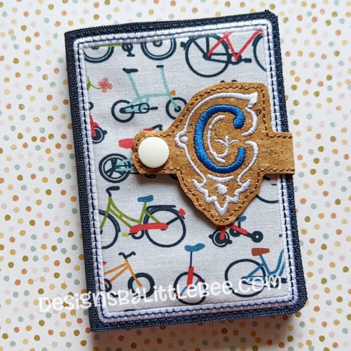 C Mini Composition Book Snap Cover