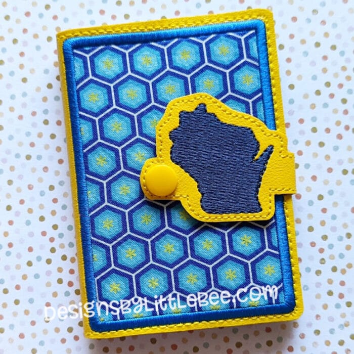 Wisconsin Mini Composition Book Snap Cover