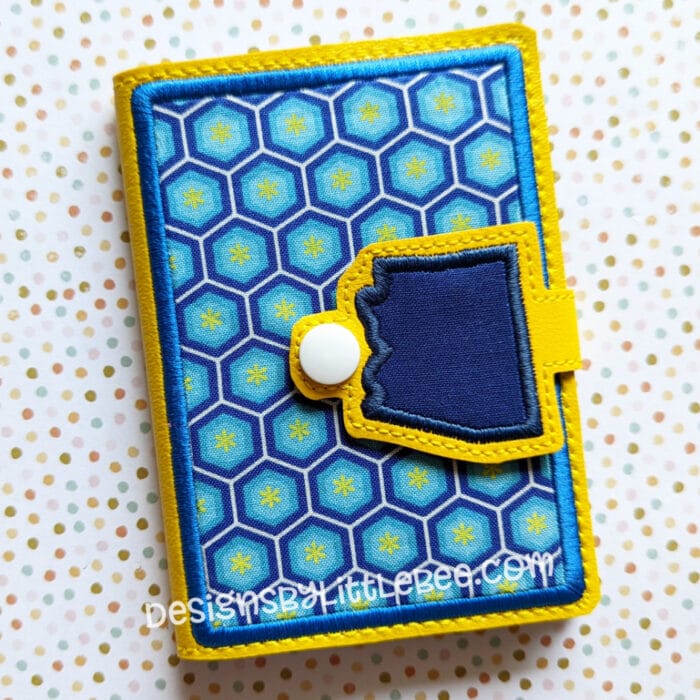 Arizona Mini Composition Book Snap Cover