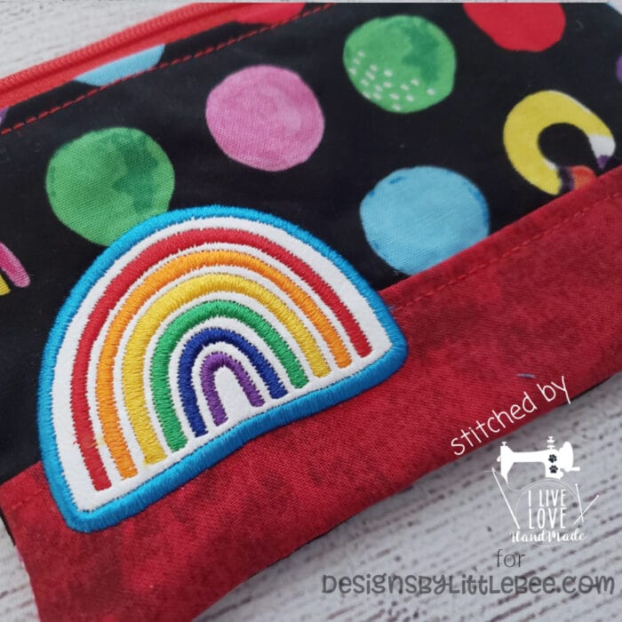 Rainbow ITH Split Zipper Bag - Image 2