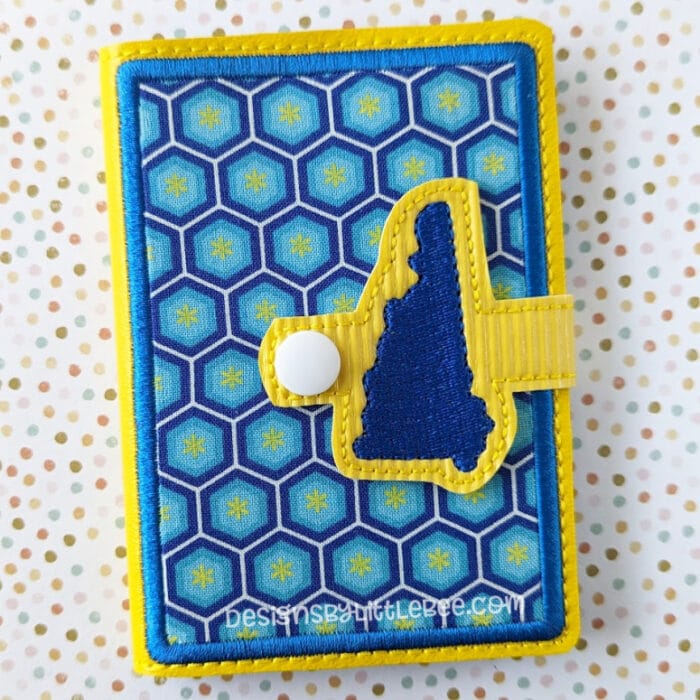 New Hampshire Mini Composition Book Snap Cover