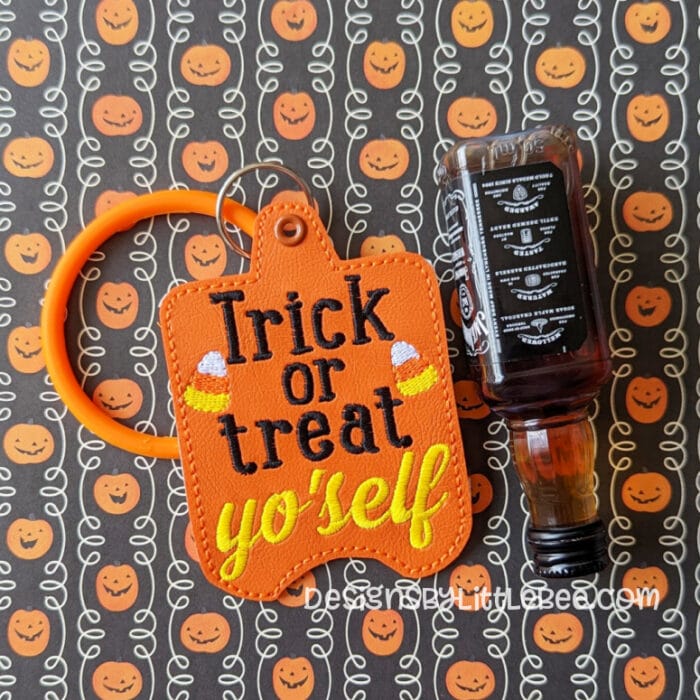 Trick or Treat Yo'self - Nip Holder Snap Tab & Eyelet Fob