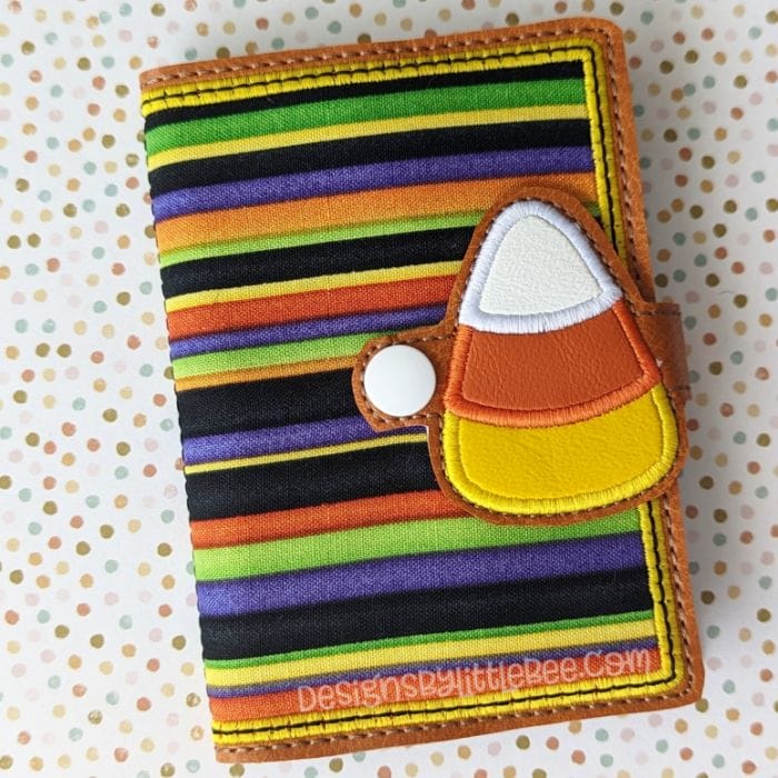 Candy Corn - Mini Composition Book Snap Cover