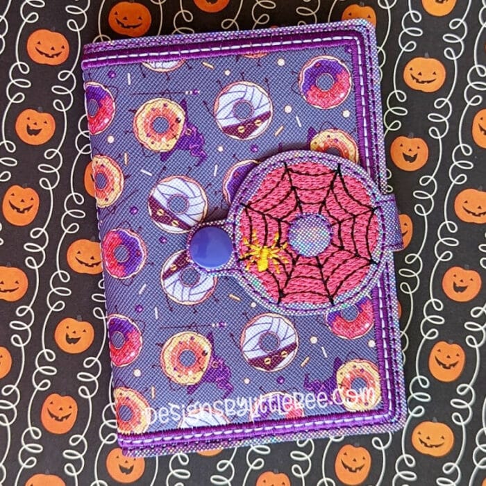 Donut Web Mini Composition Book Snap Cover