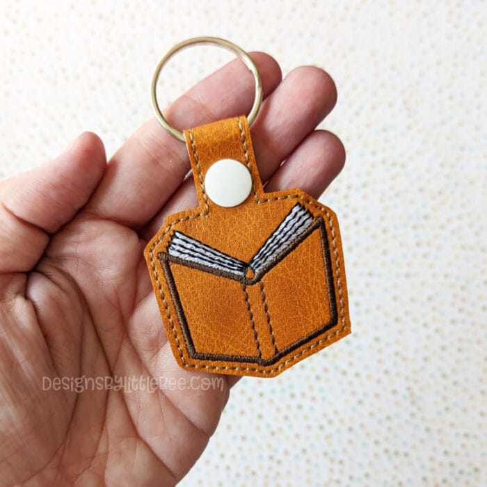 Open Book - Snap Tab & Eyelet Key Fobs
