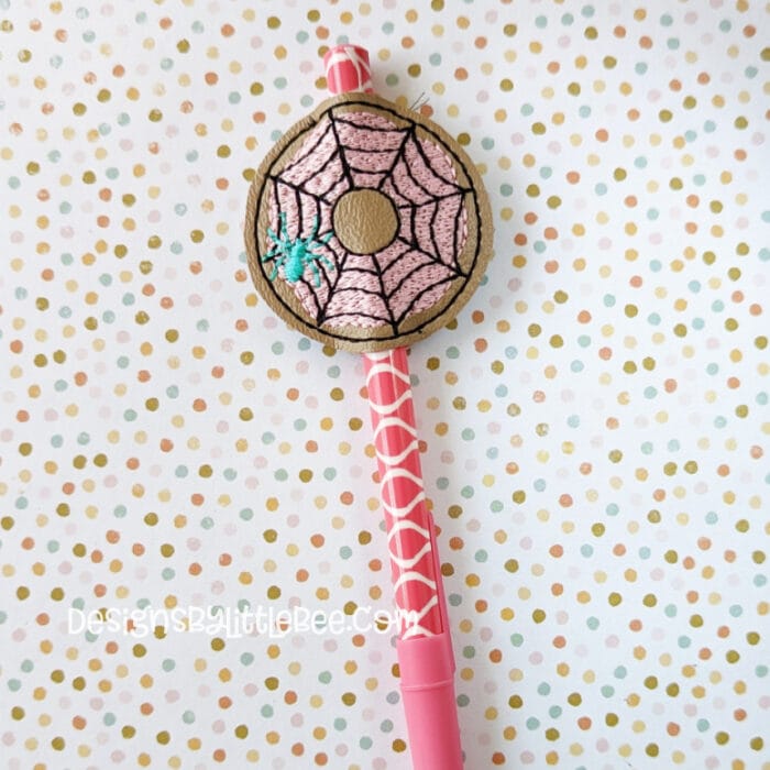 Donut Web Pencil/Straw Hugger
