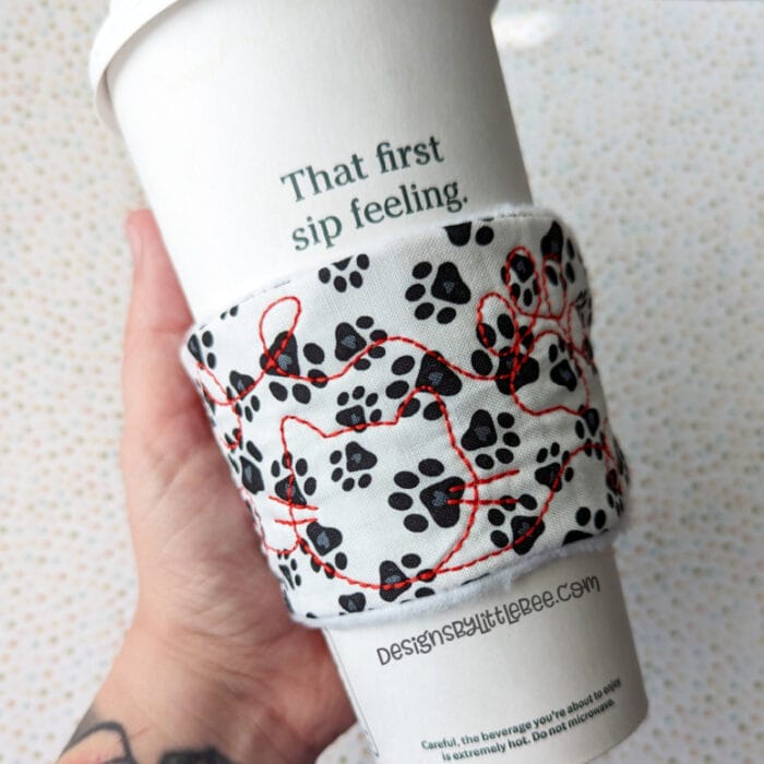 Cat Coffee Wrap / Sleeve