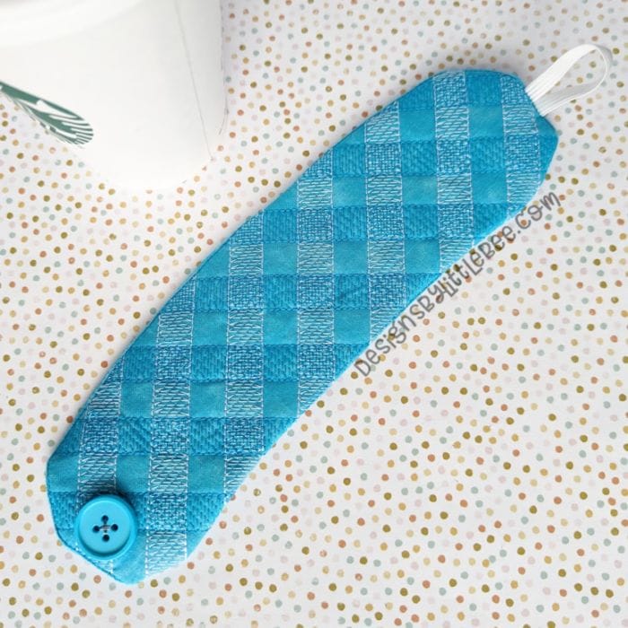 Gingham Coffee Wrap / Sleeve - Image 2